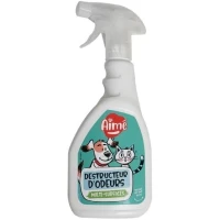 Spray anti-odeurs animaux - AIMÉ - SDESTRUCT'ODEUR pour Chat ou Rongeur - 500 ml - Parfum Muguet(m-1)
