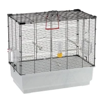 Cage petits oiseaux - FERPLAST - PIANO 4 - 59 x 33 x 55 cm - Noir(m-6)