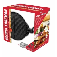Barbecue GEORGE FOREMAN -22460-56 - Jusqu'a 15 portions - Revetement antiadhésif - 2000W(m-3)