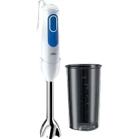 Mixeur plongeant BRAUN MQ3000WH Smoothie Plus - Pied mixeur Blanc et Bleu(m-1)
