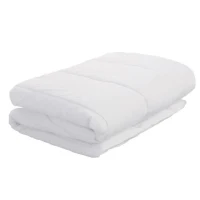 BLANREVE Couette légere en microfibre - 240 x 260 cm - Blanc(m-3)