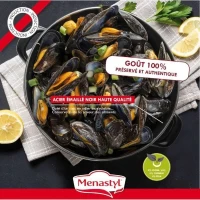 Marmite a moule - MENASTYL - 3645563 - En acier émaillé - Noir - 18 cm - Avec écritures - Tous feux dont induction(m-5)