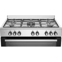 Cuisiniere a gaz - BERTAZZONI - SEL925MX - 5 foyers - 3,6 Kwh - 90 cm - Inox(m-3)
