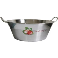 BAUMALU 340678 Bassine a confiture 38 cm décorée(m-3)