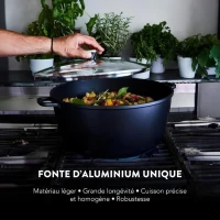 Mijoteuse haute - BAUMALU - 384942 - Intérieur céramique - Avec couvercle - 32 cm(m-2)