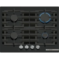 Table de cuisson a gaz - BOSCH Série 6 - 4 foyers - 52 x 59 x 4,5 cm - PPP6A6I40 - Noir(m-1)