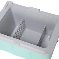 Glaciere thermoélectrique INCASA 40L - Alimentation 12/220V - Vert - Idéale pour l'été en voiture(m-2)