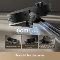 DREAME X50 Ultra Complete - Robot Aspirateur avec Station - Evitement d'obstacles par IA et Navigation a 360 - Aspiration 20 000 Pa(m-5)
