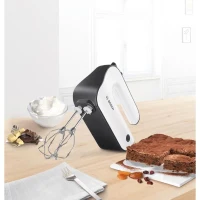 Batteur a main BOSCH MFQ4020 STYLINE - 450W - 5 vitesses + pulse - Blanc/Gris anthracite(m-5)