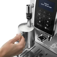 Machine expresso automatique avec broyeur - DELONGHI Dinamica ECAM350.35.W - Buse vapeur - 15 bar - Machine a café grains - Blanc(m-4)