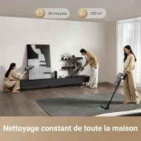 DREAME Z30 - Aspirateur Balai sans Fil - Puissance 310 AW - Autonomie 90 Min - Technologie de Détection de Poussiere(m-3)