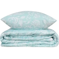 Parure de lit - 1 housse de couette 220 x 240 cm + 2 taies d'oreiller 60 x 60 cm - Satiné 100% coton - Blanc(m-3)