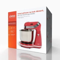 Robot pâtissier - LIVOO - DOP137RC - Rouge chili(m-6)