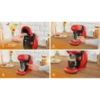 Machine a café multi-boissons - BOSCH - TASSIMO - T11 Style rouge - 1400 W(m-4)