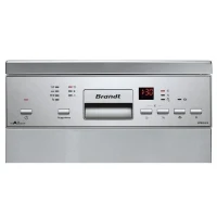 Lave-vaisselle pose libre BRANDT DFS1010X - 10 couverts - Induction - L45cm - 47dB - Inox(m-2)