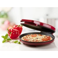 Four a pizza - DOMO - My express - 1450W - Rouge - Température variable(m-3)