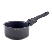 Batterie de cuisine - Tous feux dont induction - ART & CUISINE - AC1824 - Aluminium - 18 pieces - Anti-adhérent - Poignée amovible(m-2)