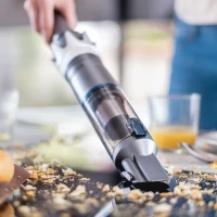 Aspirateur a main convertible - EZICLEAN - BLASTER F130 - 14000 Pa - 120 W - 22 min - 0,1 L - Gris / Bleu(m-5)