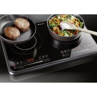 BRANDT TI2FSOFT Table de cuisson posable 2 foyers a induction Noir(m-4)