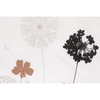 Parure de lit - 1 housse de couette 220 x 240 cm + 2 taies d'oreiller 60 x 60 cm - 65% coton, 35% polyester - Blanc(m-5)