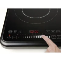 BRANDT TI2FSOFT Table de cuisson posable 2 foyers a induction Noir(m-2)