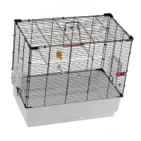 Cage petits oiseaux - FERPLAST - PIANO 4 - 59 x 33 x 55 cm - Noir(m-5)