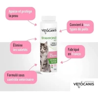 Shampoing sec - VETOCANIS - 150gr pour Chat(m-2)