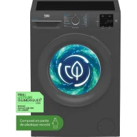 Lave-linge hublot BEKO bPRO 500 BM0WU38411FB - 8 kg - 1400 trs/min - Classe A - Noir(m-1)
