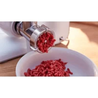 Accessoire hachoir a viande - BOSCH - MUZS2FWW - Blanc - Acier satin(m-5)