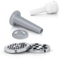 Hachoir a viande - BOSCH - MFW2510W - 2 grilles - Garnisseur de saucisses - Blanc(m-4)