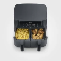 Friteuse sans huile SEVERIN - Airfryer FR2463 - Capacité 8L - Double cuve - 10 programmes - 2600W(m-5)