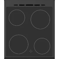 Cuisiniere vitrocéramique CONTINENTAL EDISON CECV50FCB - 4 feux -  L49.5 x H82.7 xP58 cm - Noir(m-5)
