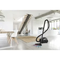 DOMO DO1033S - Aspirateur compact avec sac 450W - Filtre HEPA10. Rayon d'action 7m .Capacité de sac de 1,5L.Flexible plastique(m-6)