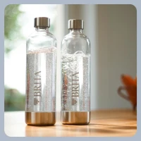 Pack 2 Bouteilles BRITA - Pour machine SodaONE - Capacité 1L - PET(m-5)