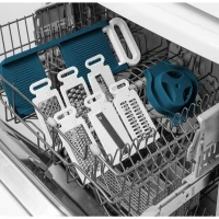 Mandoline pliable - ARTHUR MARTIN - AMM530 - 6 en 1 - 3 Lames de râpes et 3 lames de coupes légumes - Acier inoxydable(m-4)