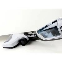 DOMO DO217SV - Aspirateur balai maniable 2-en-1 - 2 vitesses - Systeme cyclonique - Autonomie 40min - Réservoir poussiere 0,5L(m-5)