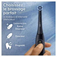 Brosse a dents électrique - ORAL-B - iO2 - Noir - 3 modes de brossage - Minuteur 2 minutes(m-3)
