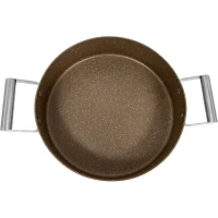 Faitout - ARTHUR MARTIN - AM6523 - 24 cm avec couvercle - Aluminium Forgé - Tous feux dont induction + four(m-2)