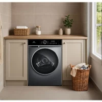Lave-linge hublot - CONTINENTAL EDISON - CELL1012DDS1 - 10kg - MOTEUR INDUCTION DIRECTE SANS COURROIE -60 cm - 1200 trs/min - Silver(m-6)