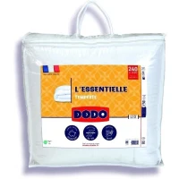 DODO Couette Tempérée - L'ESSENTIELLE - 220x240cm - 100% Polyester VOLUPT'AIR 250gr/m²(m-1)