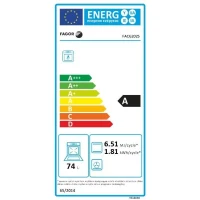 Cuisiniere a gaz - FAGOR-FACG202S - 4 foyers - 74 L - 50 x 60 cm - Silver(m-2)