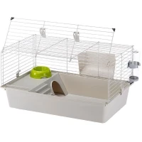 Cage pour rongeurs - Hamster  77 x 48 x 42 cm - FERPLAST - CAVIE 80X1 - 77 x 48 x 42 cm - Gris clair(m-2)