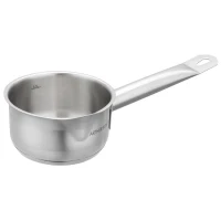 ARTHUR MARTIN Set de de 5 Casseroles - Acier inoxydable - Intérieur satiné avec graduation - Bec verseur - Tous feux dont induction(m-4)