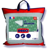 Oreiller Le Premium DODO - 60x60 cm - Mémoire de forme - Taie déhoussable(m-1)