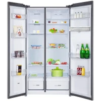 Réfrigérateur américain - CONTINENTAL EDISON - CERA505NFIXD - 503 L - Total No Frost (Sans givre) - Classe D - L92 x H177 cm - Inox(m-3)