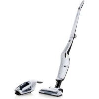 DOMO DO217SV - Aspirateur balai maniable 2-en-1 - 2 vitesses - Systeme cyclonique - Autonomie 40min - Réservoir poussiere 0,5L(m-1)