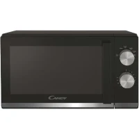 Micro-ondes Candy Moderna CMW20TNMB 700 W 20L Noir - Fonction Décongélation - Plateau Tournant en Verre - 6 Niveaux de Puissance(m-1)