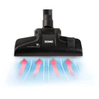 DOMO DO1033S - Aspirateur compact avec sac 450W - Filtre HEPA10. Rayon d'action 7m .Capacité de sac de 1,5L.Flexible plastique(m-3)