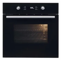 Four encastrable Pyrolyse - 65L - Chaleur tournante -  CONTINENTAL EDISON - CEF65PB - Noir et inox - L59,5 x H59,5 x P 57,5 cm(m-5)