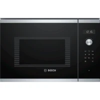 Micro-ondes simple encastrable - BOSCH SER6 - BFL554MS1F - Inox - 25 L - 38,2 x 59,4 x 38,8 cm(m-1)